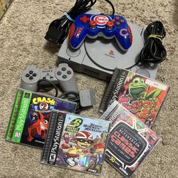 PlayStation 1 bundle with 4 games