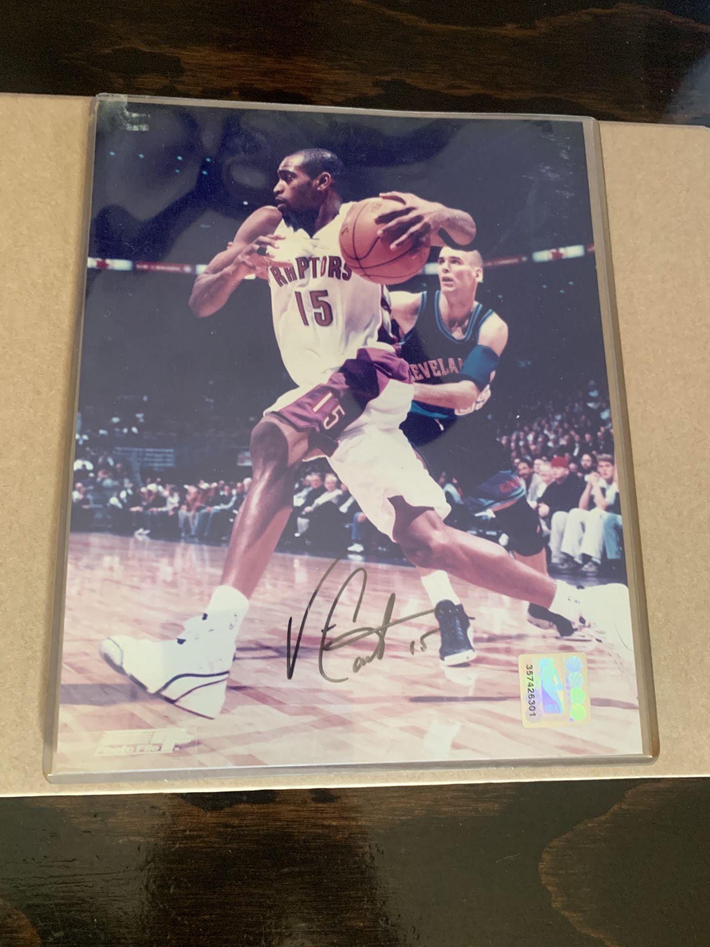 Vince Carter Autographed 8x10