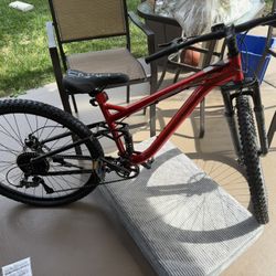 Hyper Bicycles 29" Explorer Dual Suspension Mountain Bike, Adult Ages 14+, Red