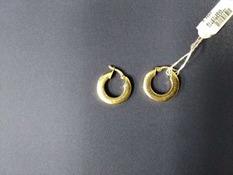 Bangle Earring Yellow Gold 14k (.585) 3.6 grams