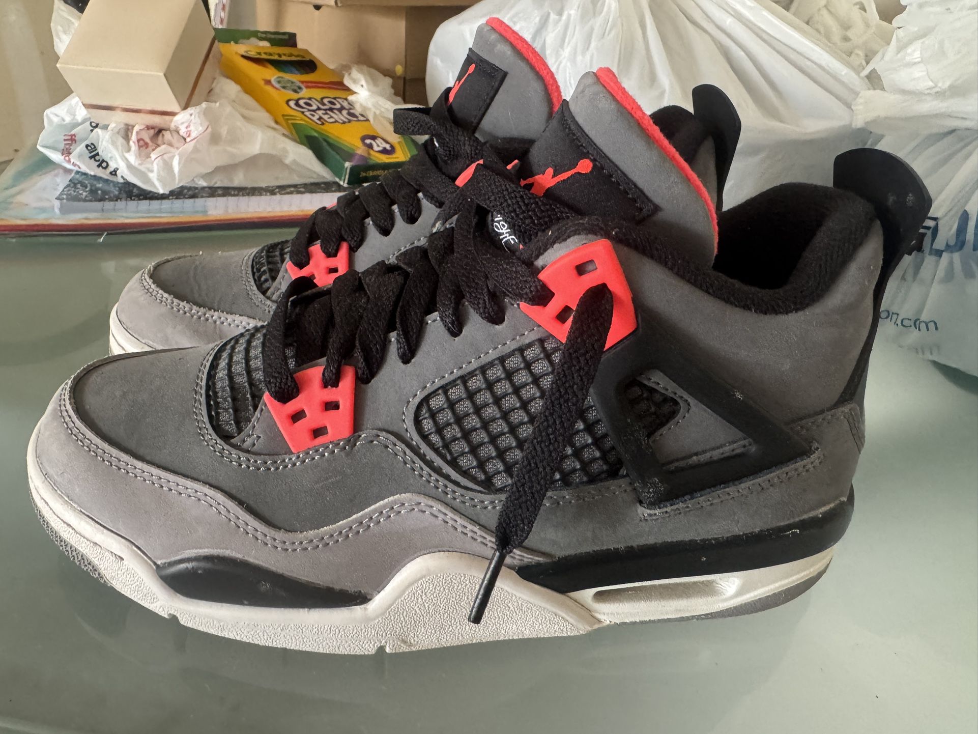 Jordan Retro 4 Sneakers Size 5Y