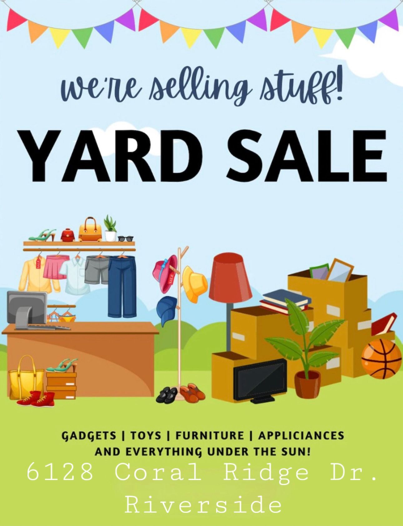 Yard Sale Today! 