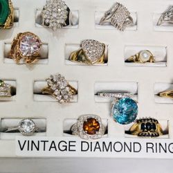 Beautiful Vintage Gold Rings