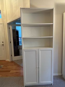 IKEA Billy Bookcase with Oxberg Doors