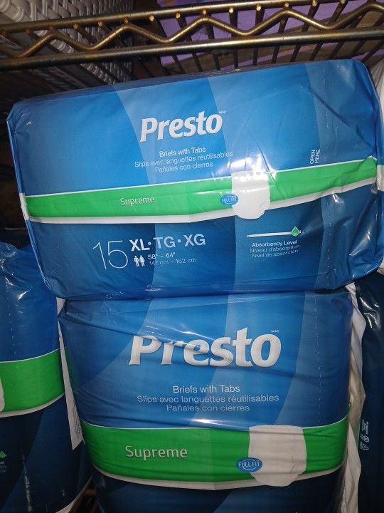 ADULT DIAPER SIZE XLARGE,,FOR SALE