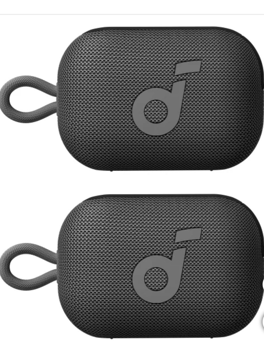 Soundcore Select 4 Go Bluetooth Speaker by Anker, 2-pack Bundle