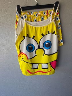 SpongeBob SquarePants Pajama Set Tank & Shorts all sizes available