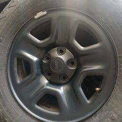 Nexen Roadian HTX2 All Weather 245/75R17 112S Tires / Jeep Wrangler 17" Wheel / 5x Rim Tire Combo