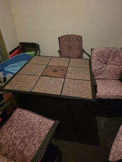 Patio table