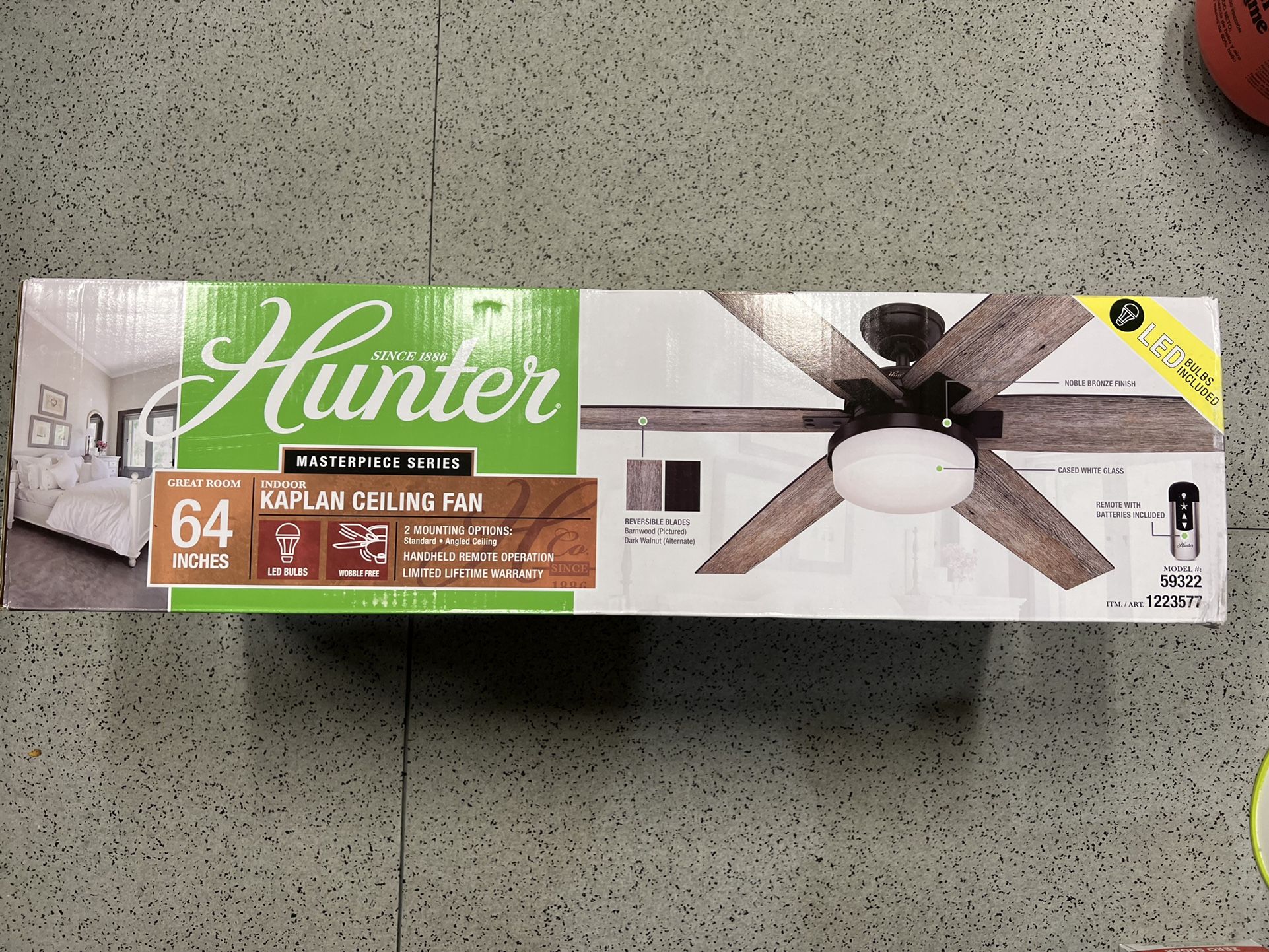 Hunter Kaplan 64” LED Ceiling Fan