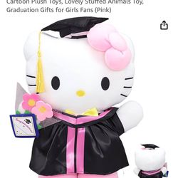 New Hello kitty graduation Plushie $25