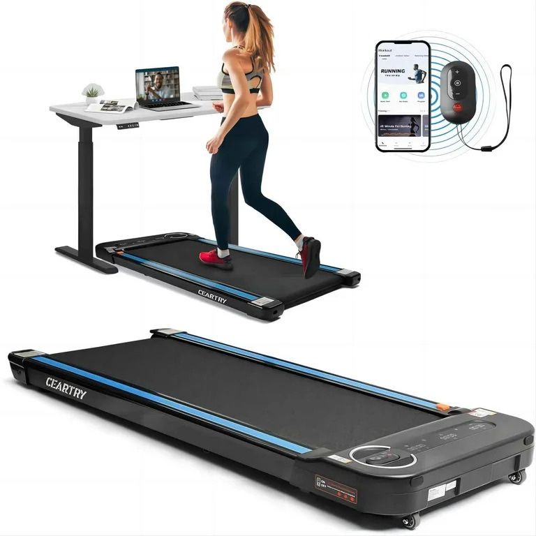 Under The Desk Blue Treadmill