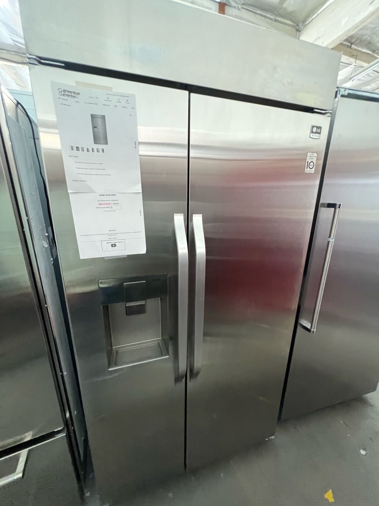 Lg 42” built in refrigerator 2024