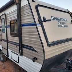 2018 Sportsmen 20 ft hybrid camp trailer sleeps 8-10 3100lbs no tax