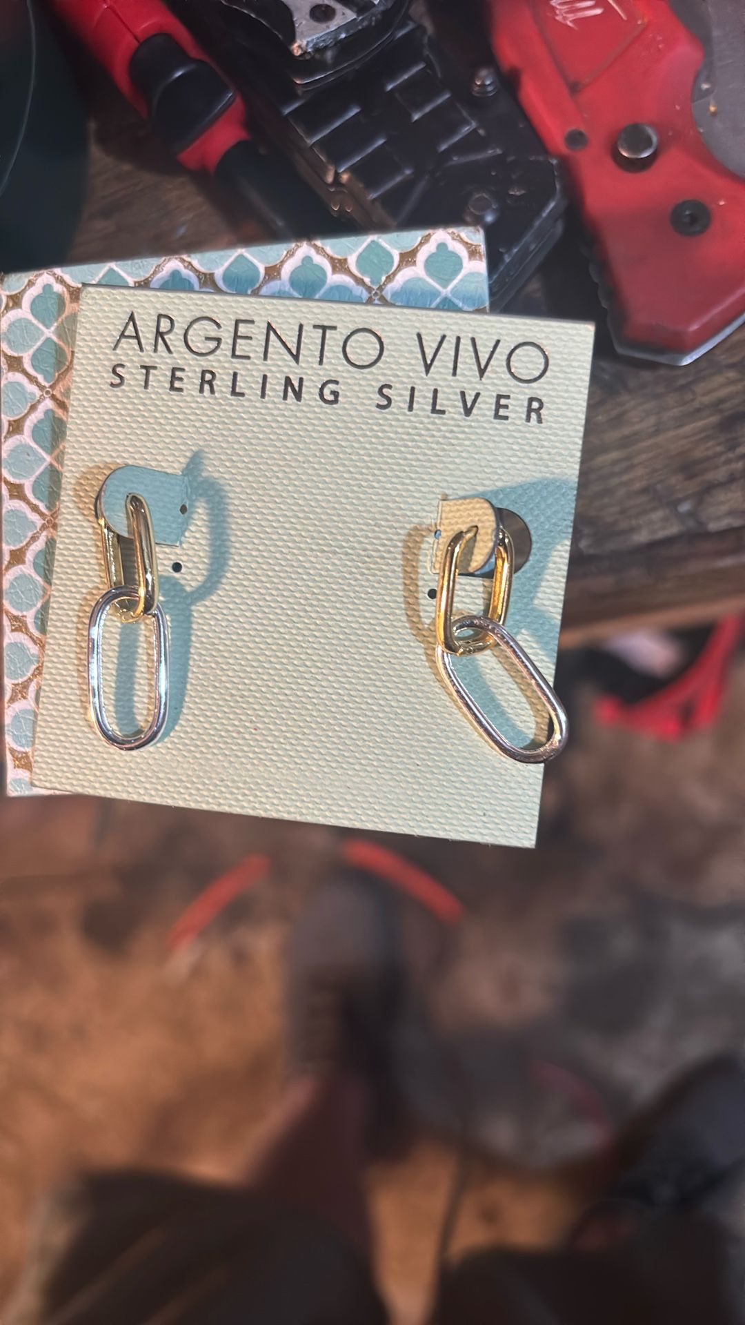 Gold Plated Sterling Silver Earrings