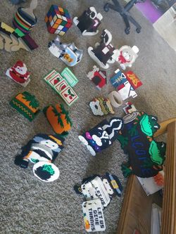 Coasters and tissue holders