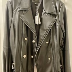 Faux Leather women Jacket 