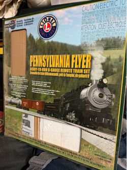 Lionel Pennsylvania Flyer Ready-to-Run O-Gauge Remote Train Set
