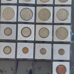 Silver coins, Mexico, various