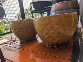 Matching 13" Diameter Planters