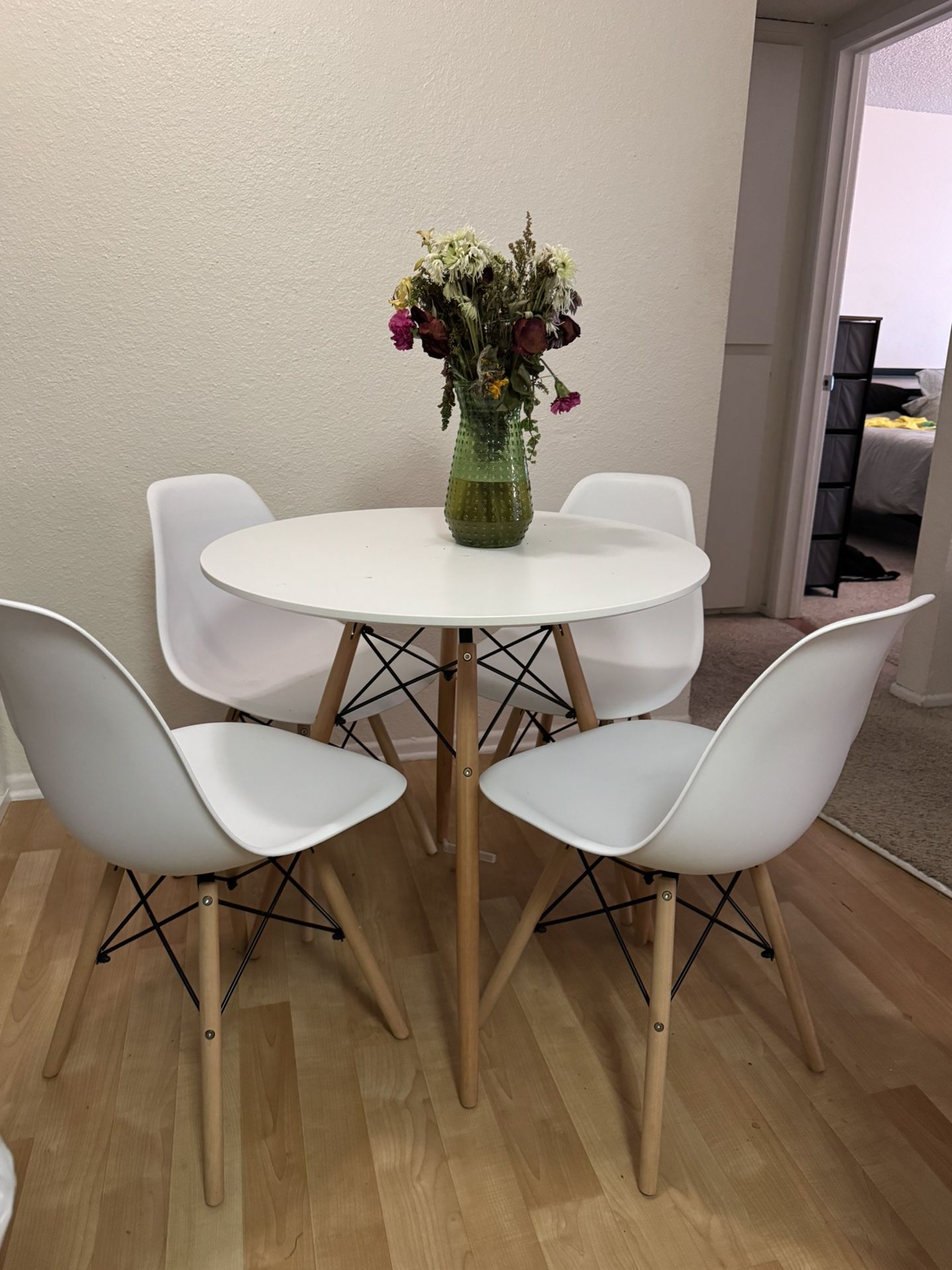 IKEA Dining Table With 4 Chairs