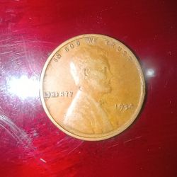 1934 No Mint Wheat Penny