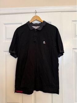 Robert Graham Skull & Rose Polo Shirt XL