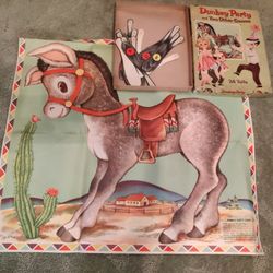 MID-CENTURY DONKEY PARTY GAME