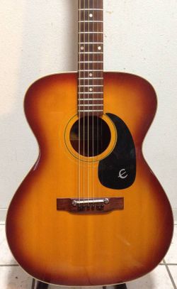 1970's Epiphone FT-130SB Caballero Acoustic Guitar Sunburst Made in Japan 