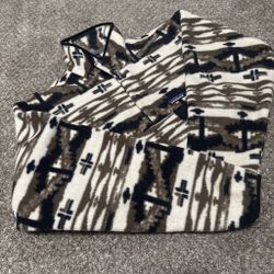 Patagonia Synchilla Fleece - Black and brown pattern