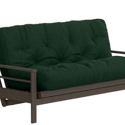The Futon Factory 8 inch Foam Futon Mattress Green Twin Size