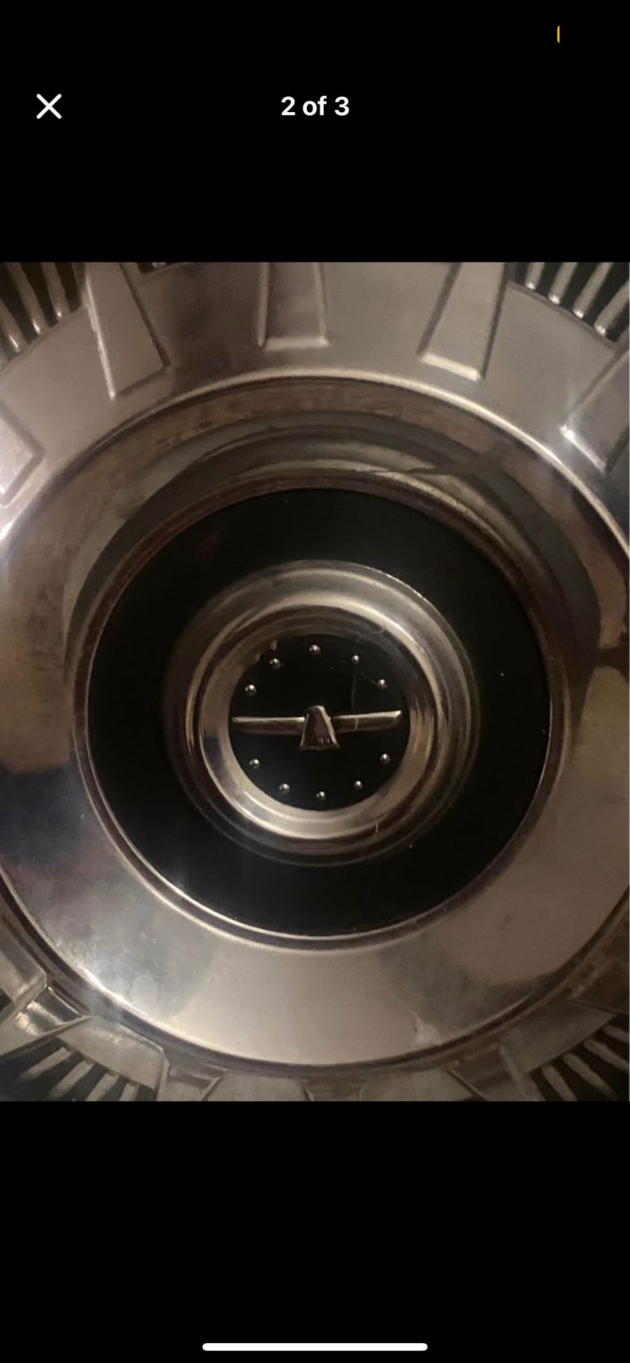 Ford T Bird Thunderbird 1 1964 64 Vintage Hubcap Wheel Cover Center Cap
