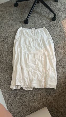 White long skirt!