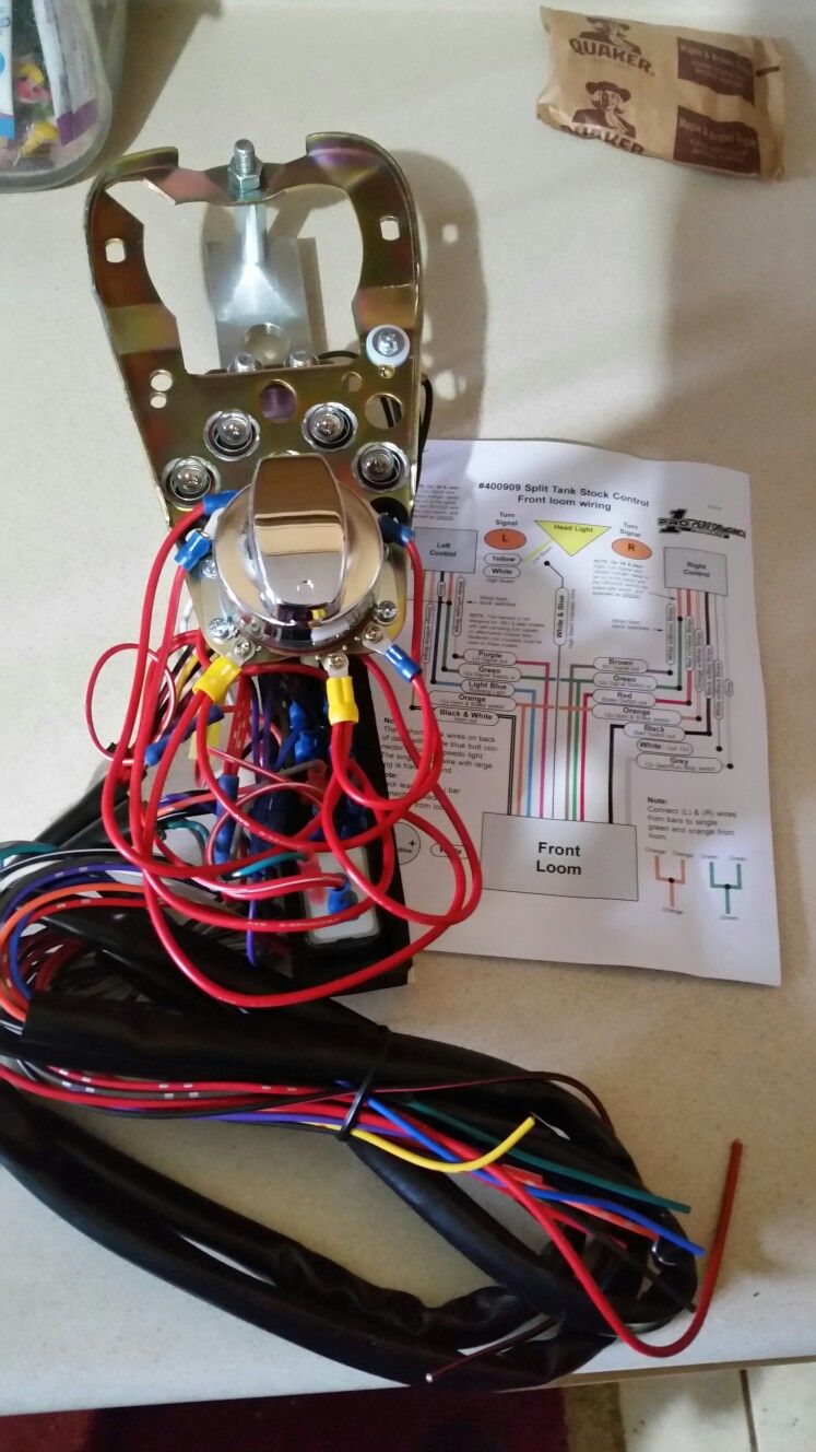 Harley Dash And All Wireing Brand New And Handlebars