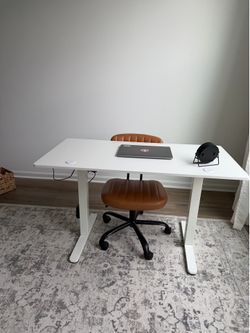 Standing desk with office chair