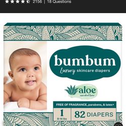 BUMBUM Size 1 Diapers