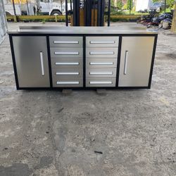 silver tool cabinet 