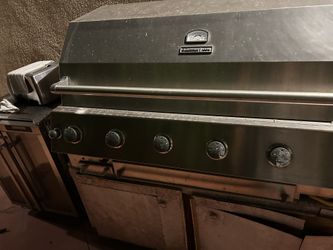 Barbecue And Refrigerator