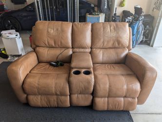 Electric Leather Reclining Sofa