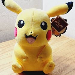 Vintage Aoger 1997 Pikachu Plushie - 10" Collectible Pokémon Toy
