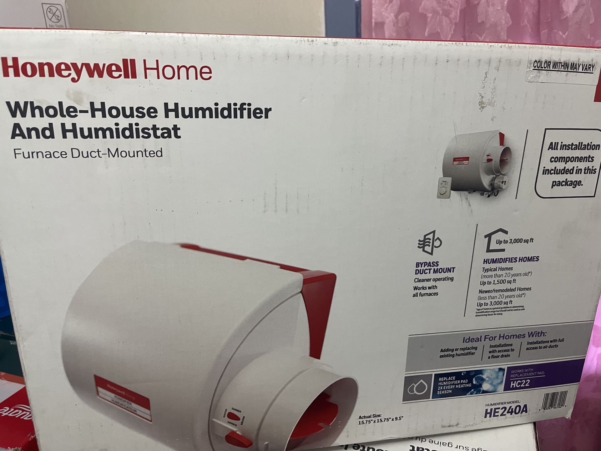 Whole House Humidifier And Humidistat 