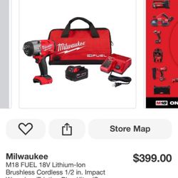 M18 Fuel Lithium Impact Wrench!