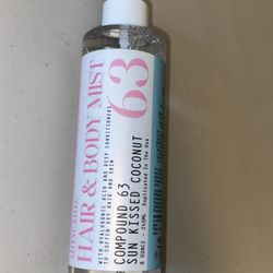 MIIM.MIIC Sun Kissed Coconut Compound 63 Hair & Body Mist 8 oz Spray Splash