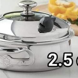 Cacerola Vida Sana Chica 2.5 Qt Sartén De 11 Vida Sana Nuevos Princes House Sana