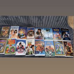 $15 Each VHS TAPES
