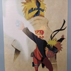 Naruto Shippuden Father and Son Wall Scroll 