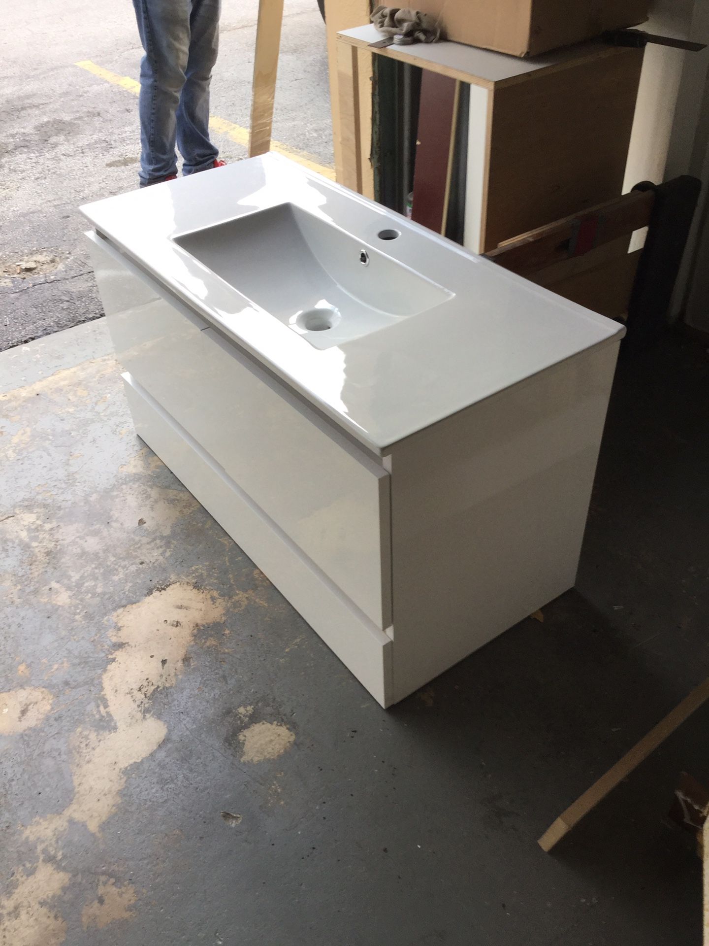 Vanity| Bathroom| 36” bathroom vanities. Wall mounted floating vanity.