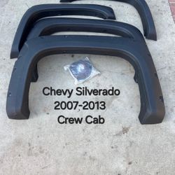 Chevy Silverado 2007-2013 Crew Cab Fender Flares