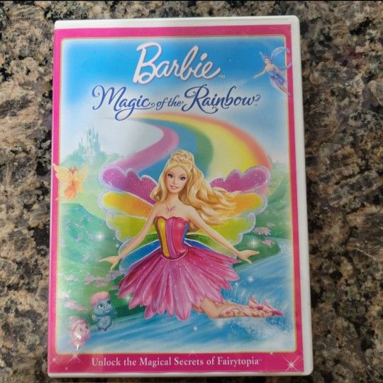 Barbie TV, Barbie DVD player, 6 Barbie DVD's