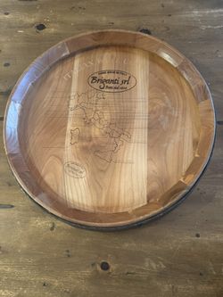 Italian Made Wine Barrel Wall Plaque